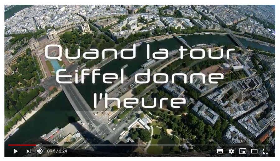 Quand la tour Eiffel donne l'heure : court-métrage présenté à l'occasion de Timeworld