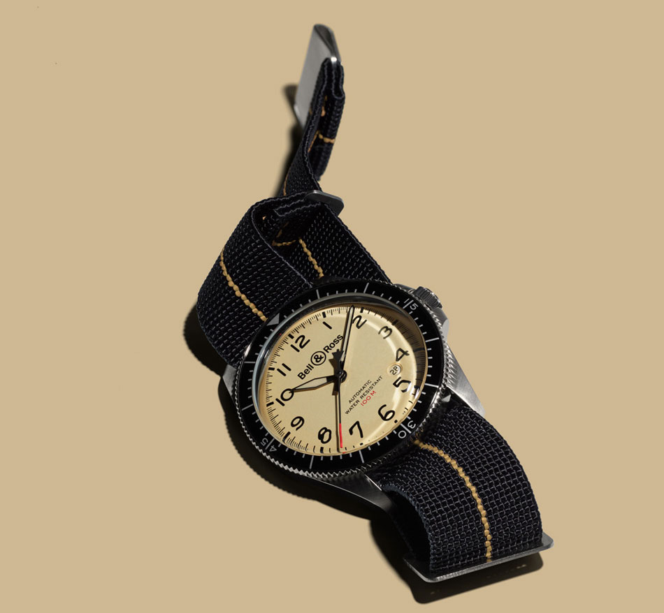 Bell & Ross V2 Military Beige