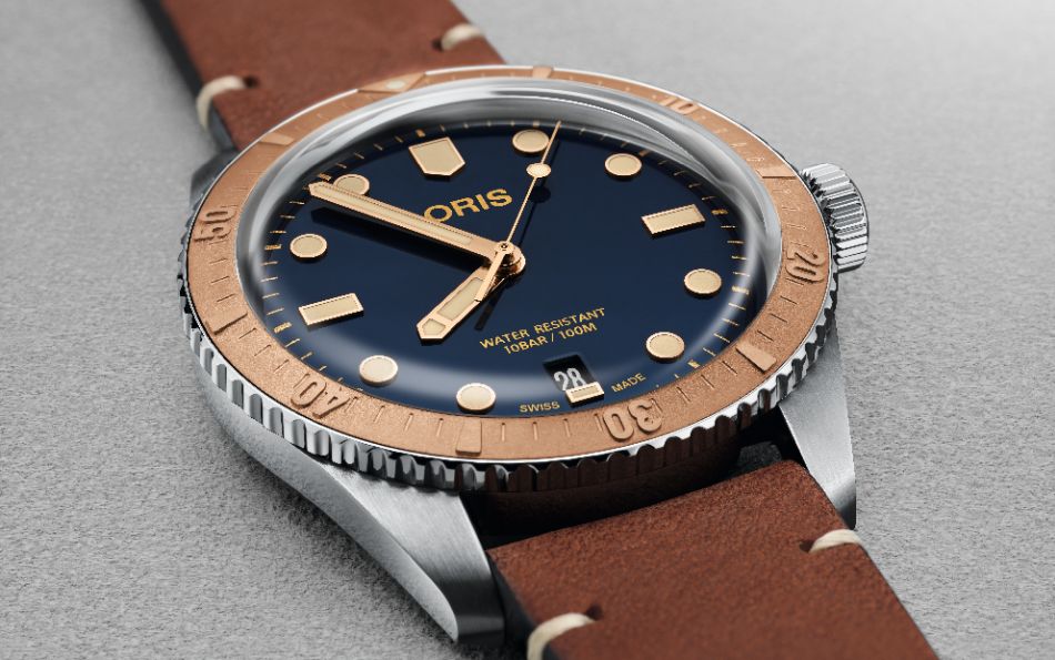 Oris Diver Sixty-Five acier et bronze