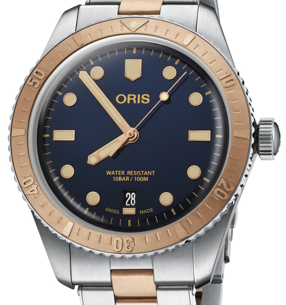 Oris Diver Sixty-Five : bico-bronzo