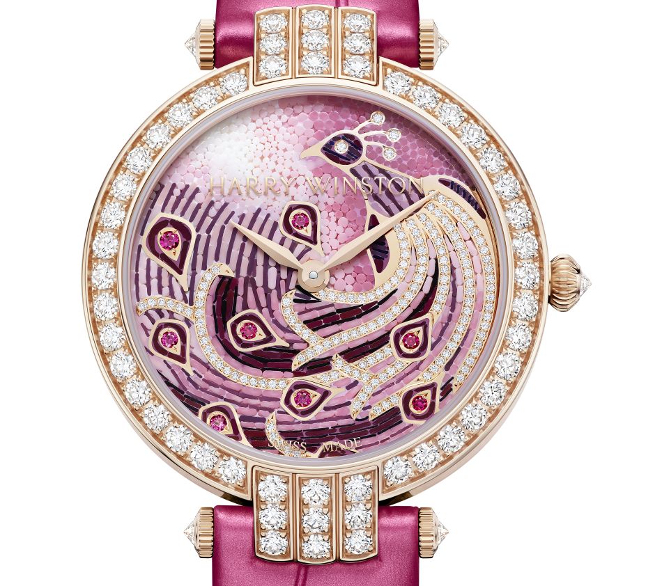 Harry Winston The Premier Collection : de somptueux cadrans en micro-mosaïque Harry Winston The Premier Collection : de somptueux cadrans en micro-mosaïque