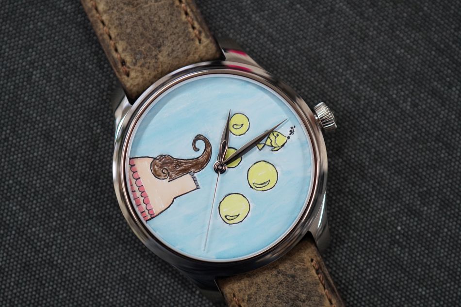 Moser : deux montres uniques aux cadrans dessinés par des enfants pour la cause des enfants