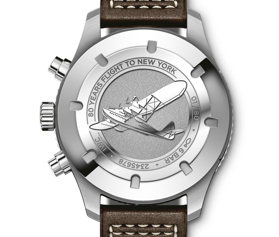 PILOT’S WATCH TIMEZONER CHRONOGRAPH EDITION “80 YEARS FLIGHT TO NEW YORK" PILOT’S WATCH TIMEZONER CHRONOGRAPH EDITION “80 YEARS FLIGHT TO NEW YORK"