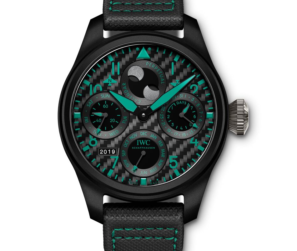 IWC Grande montre d'aviateur Calendrier Perpétuel Mercedes AMG Petronas Motorsport