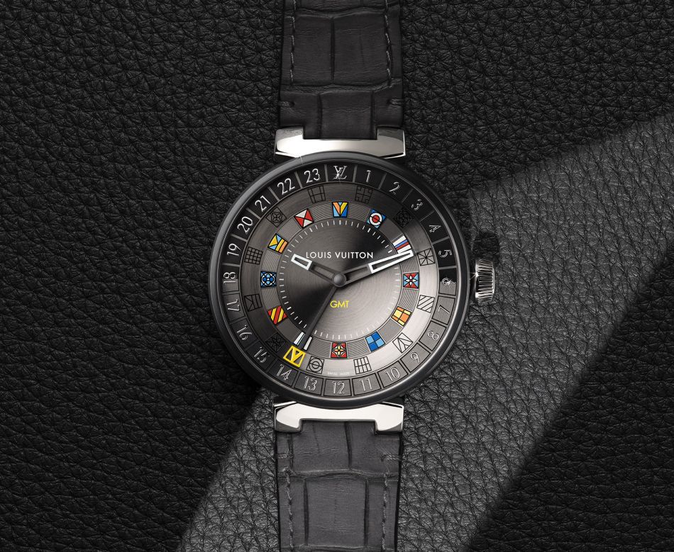 Tropical Watch - Louis Vuitton Tambour Moon Dual Time GMT QA097 Quartz