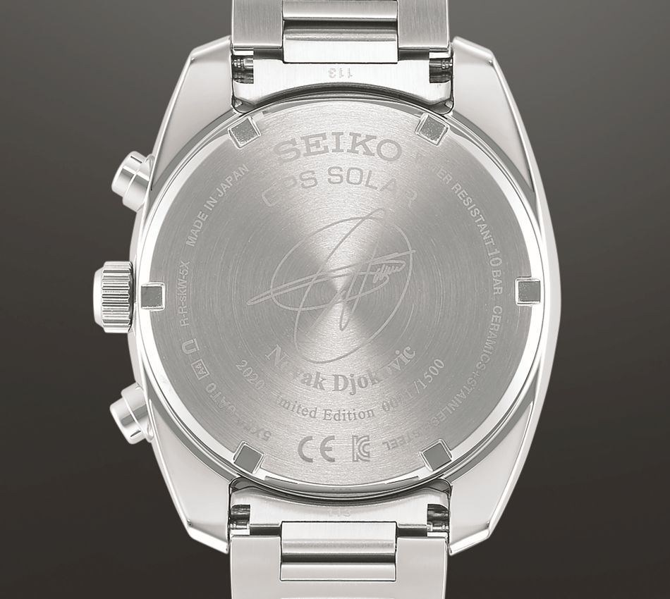 Seiko : Astron GPS Solaire Novak Djokovic : 1.500 exemplaires dans le monde