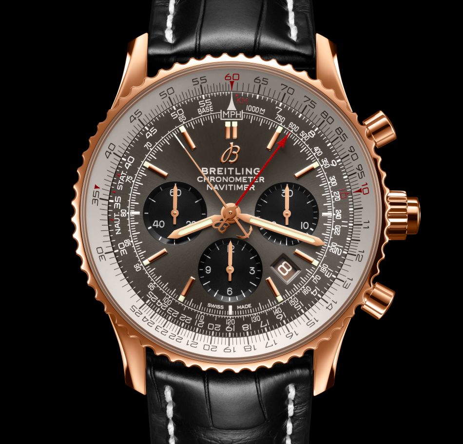 Breitling Navitimer B03 chrono rattrapante COSC en or rouge