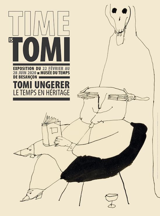 Besançon : Time is Tomi, première rétrospective consacrée à Tomi Ungerer sur le temps