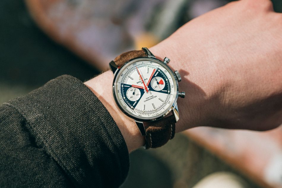 Top Time Breitling : un chrono bicompax d'inspiration vintage Top Time Breitling : un chrono bicompax d'inspiration vintage