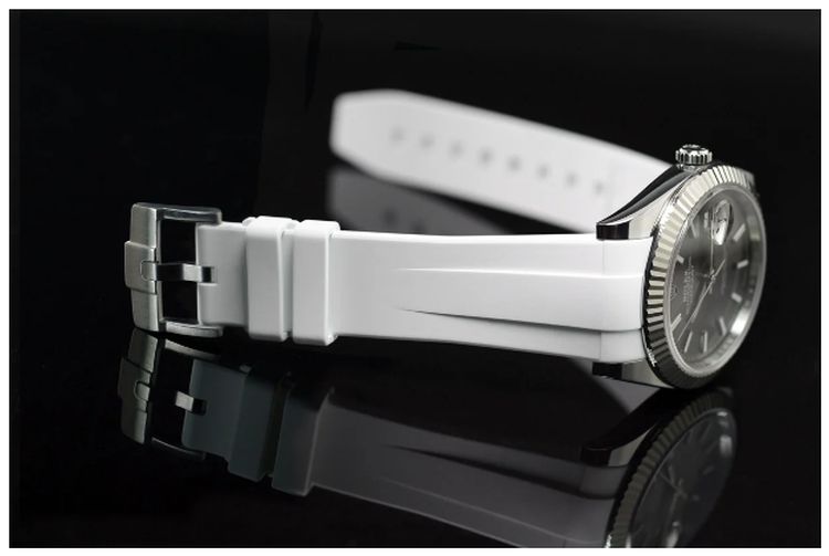 Rubber B lance un bracelet en caoutchouc pour les Rolex Datejust 41