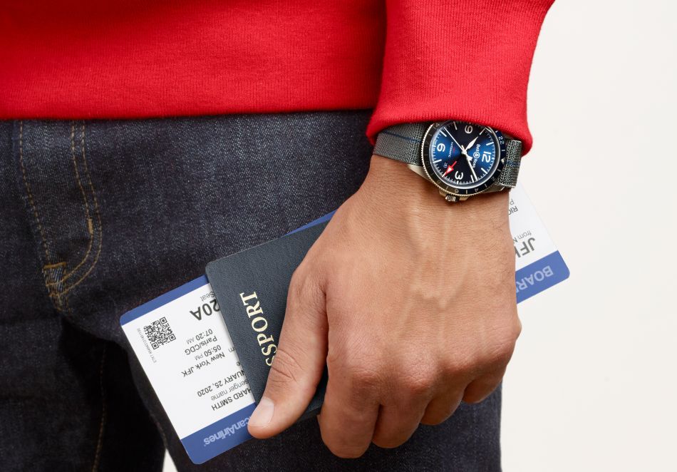 Bell & Ross BR V2-93 GMT Blue Bell & Ross BR V2-93 GMT Blue