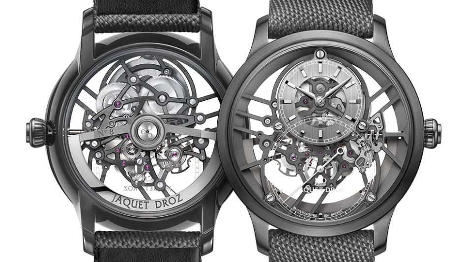 Jaquet Droz Grande Seconde Skelet-One : céramique plasma ou or rouge ?