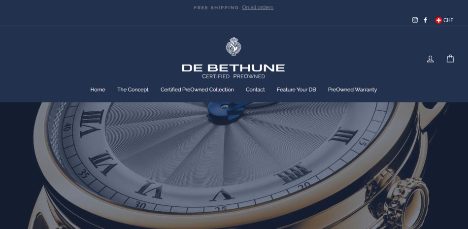 Lancement de "De Bethune Certifed Pre-Owned watches"