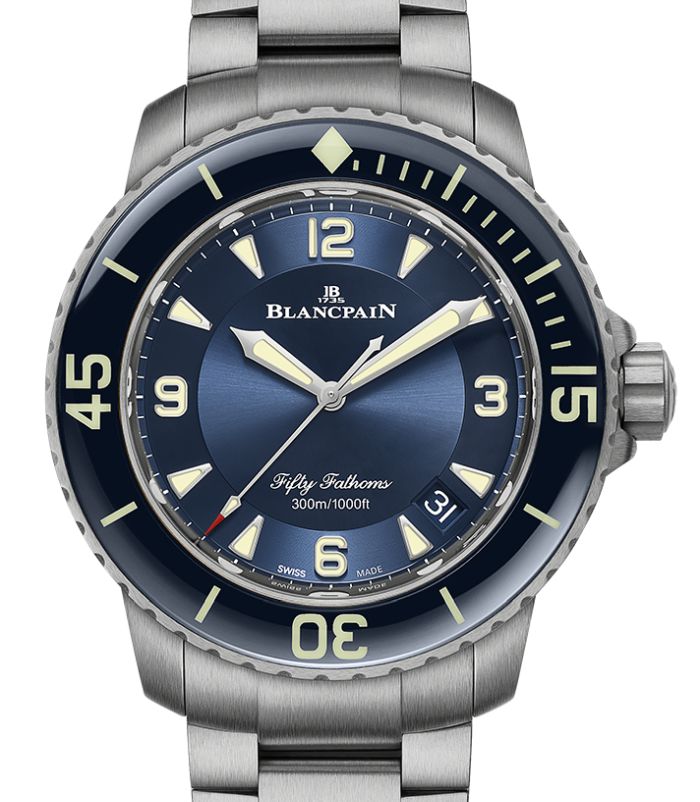 Blancpain Fifty Fathoms : nouvelle version sur bracelet titane