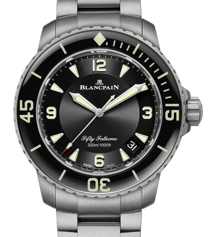 Blancpain Fifty Fathoms : nouvelle version sur bracelet titane