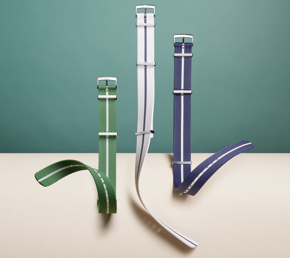 Omega : six nouveaux bracelets Nato sobres mais estivaux
