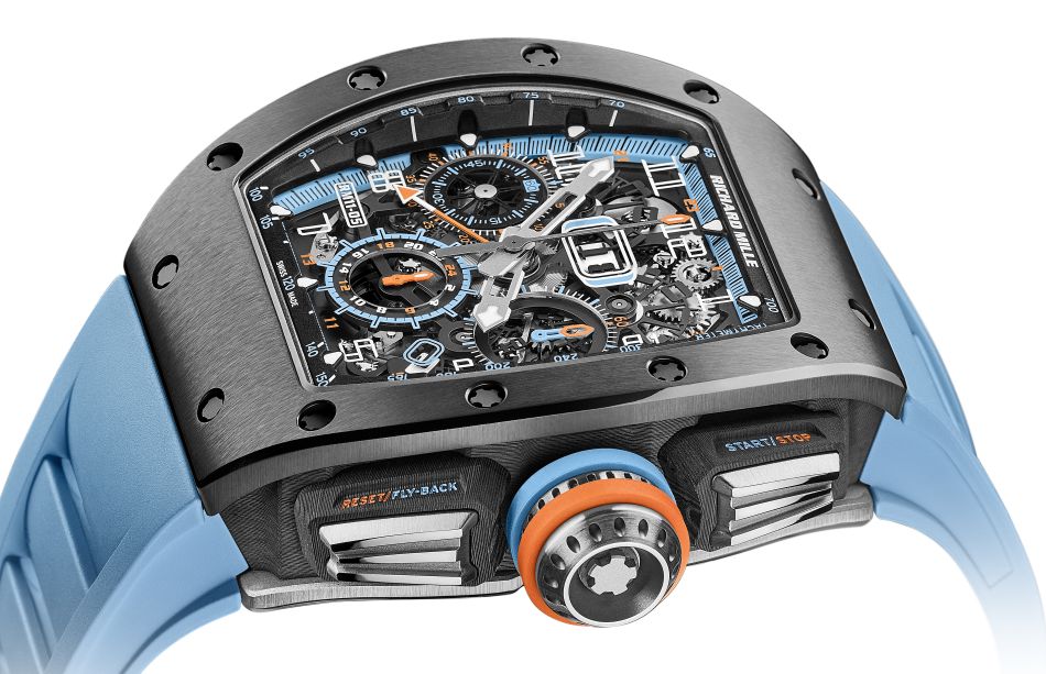 Richard Mille : une nouvelle RM11-05 automatique chrono Flyback GMT en cermet gris