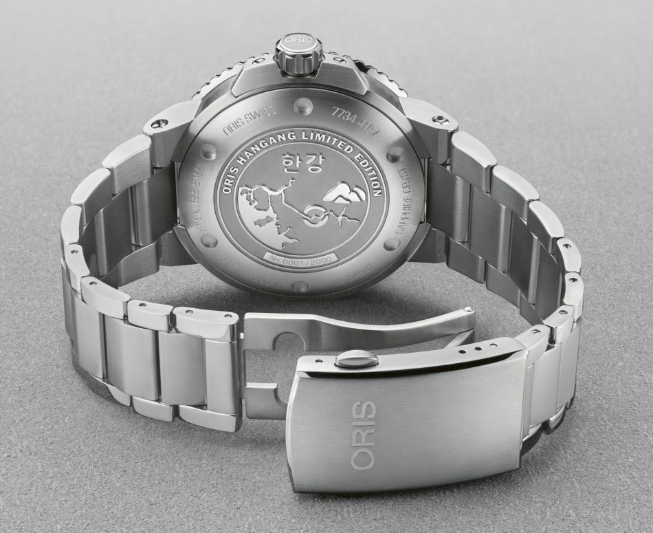 Oris Aquis Hangang Limited Edition : et au milieu coule une rivière... Oris Aquis Hangang Limited Edition : et au milieu coule une rivière...