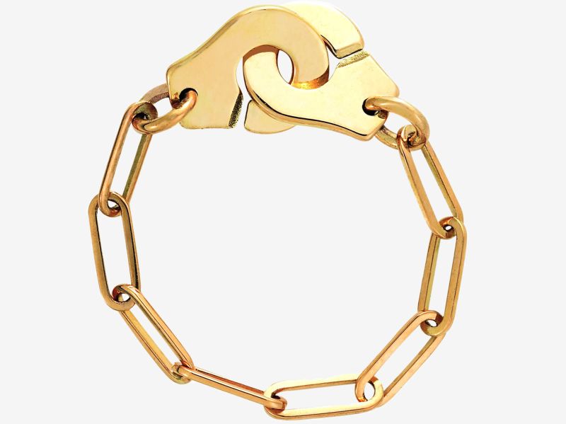 Bague Menottes Dinh Van or jaune