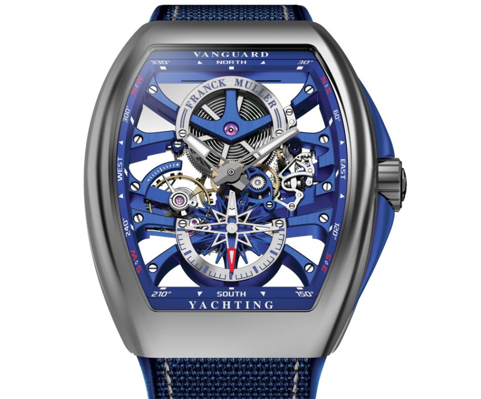 Franck Muller Vanguard Yachting Anchor Skeleton : esprit nautique