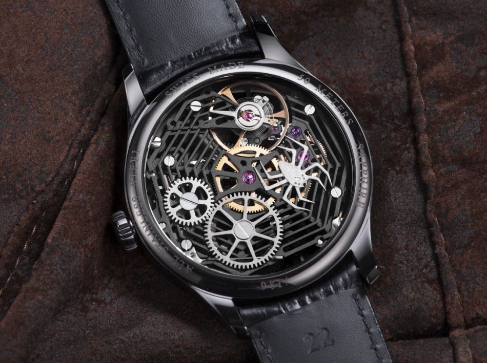 Aerowatch Spider Squelette : une araignée au poignet Aerowatch Spider Squelette : une araignée au poignet