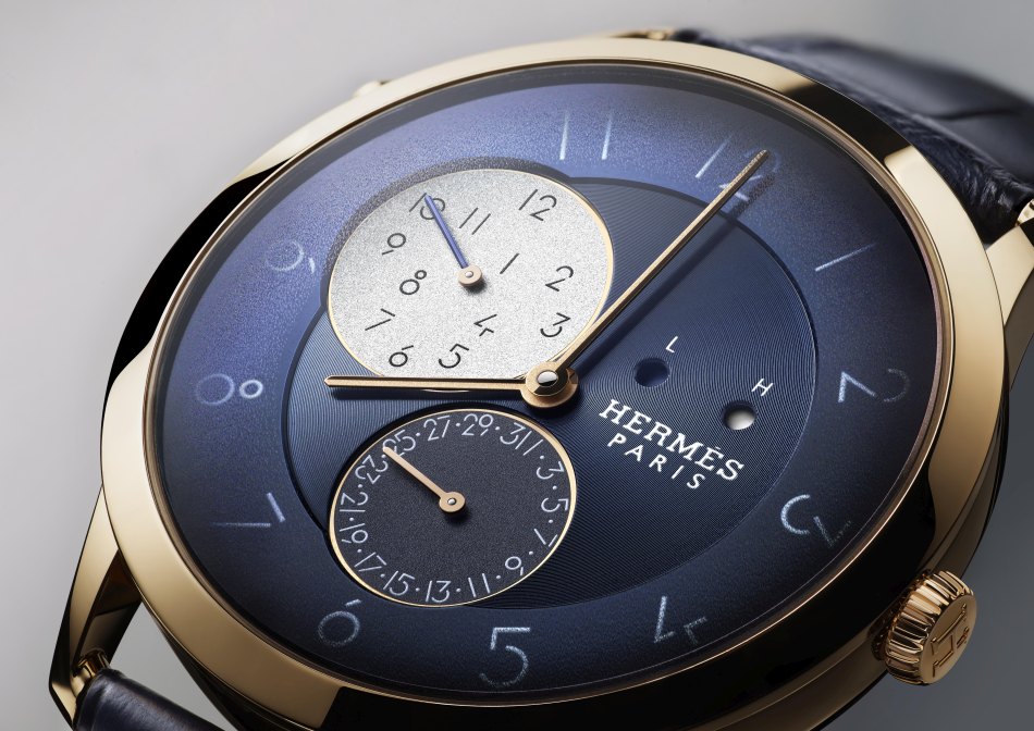 Slim d'Hermès GMT or rose © Joël Von Allmen