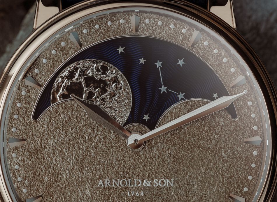 Arnold & Son : Perpetual Moon Obsidian Lune Changeante