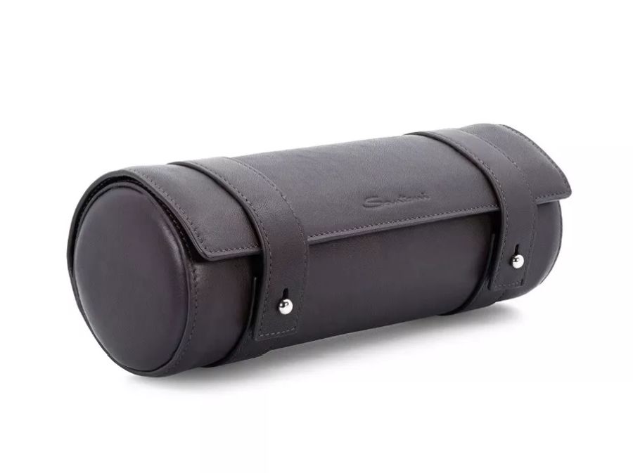 Santoni étui à montres en cuir Santoni étui à montres en cuir