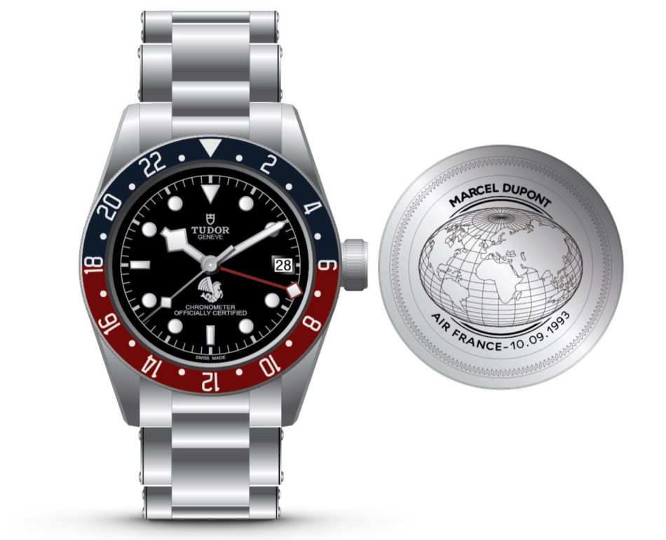 Tudor Black Bay GMT Air France