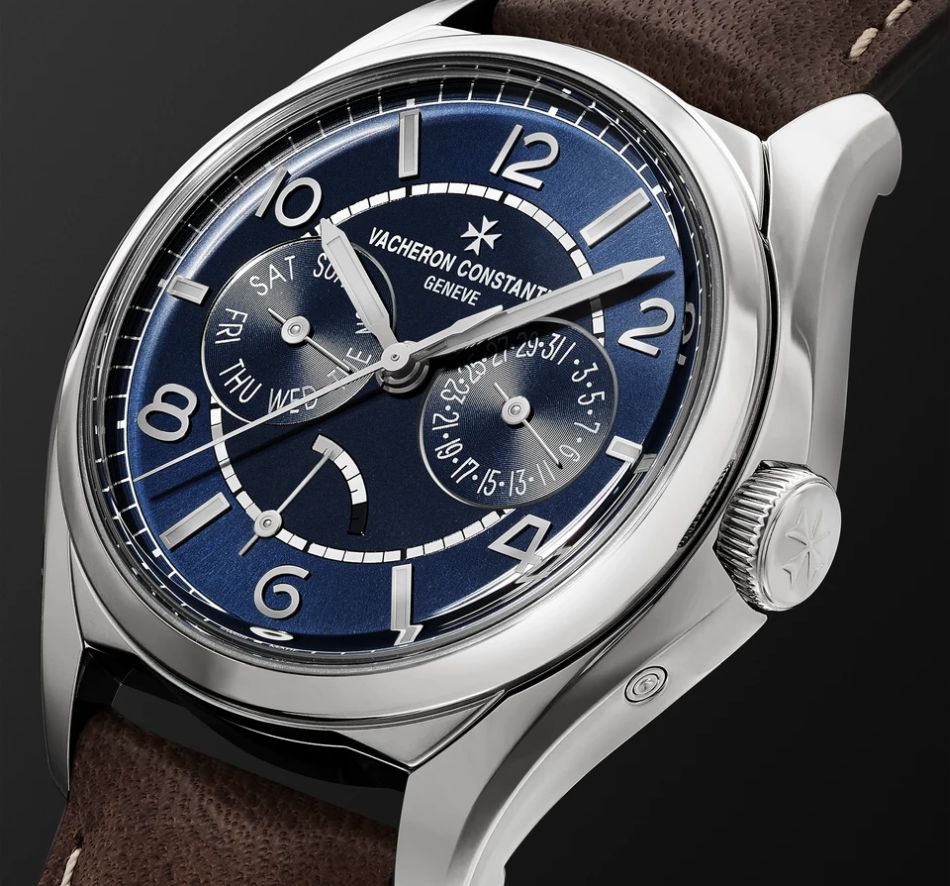 Vacheron Constantin : une Fiftysix date-jour en acier en exclu sur Mr Porter