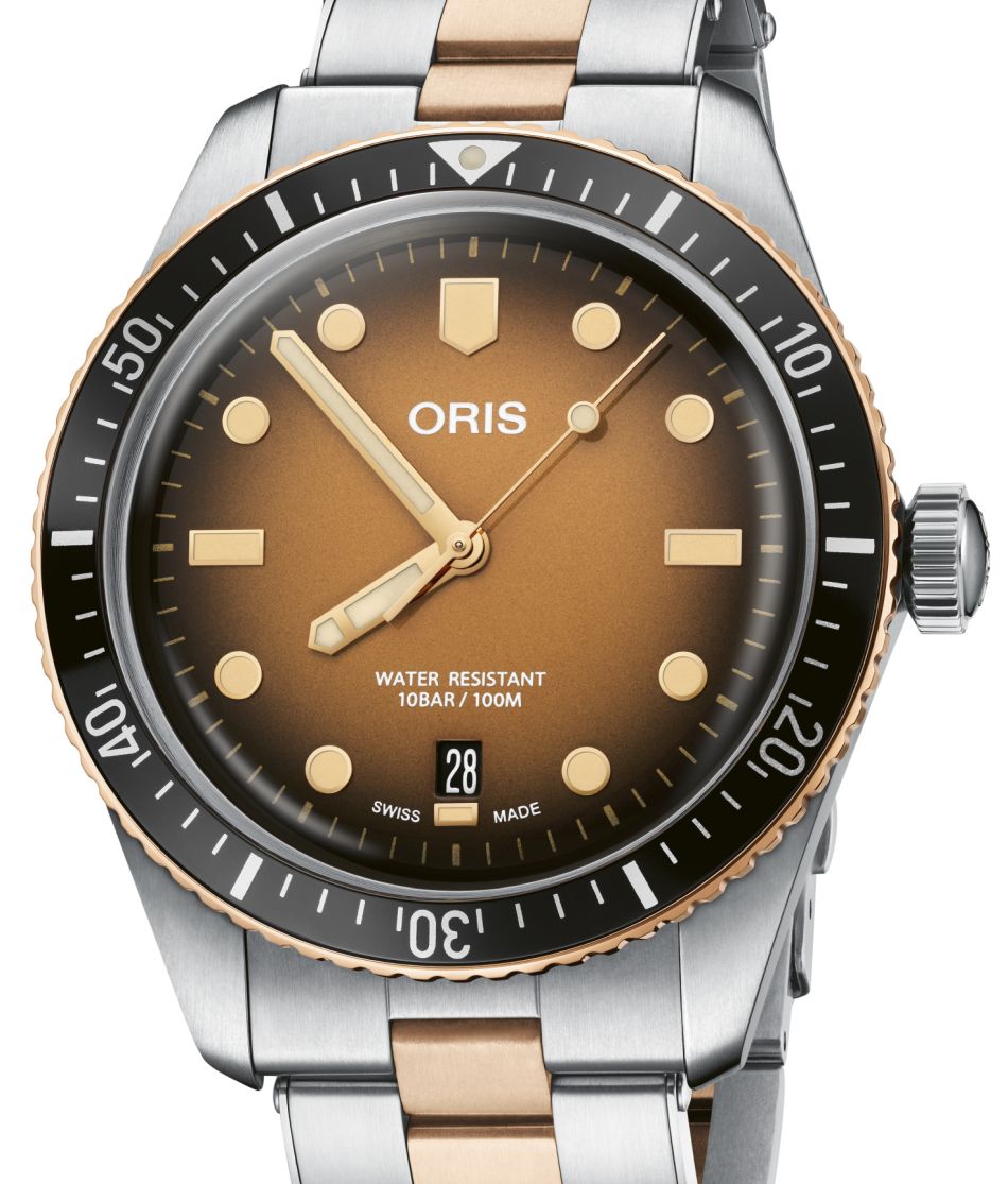 Oris Divers Sixty-Five : bico bronzo