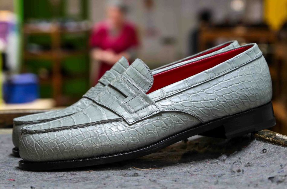 Mocassin Weston 180 alligator DR Mocassin Weston 180 alligator DR