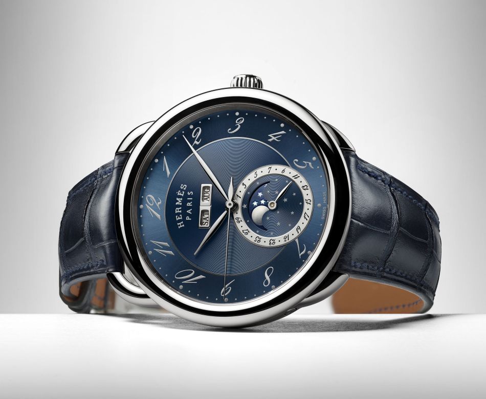 Hermès Arceau Grande Lune : blue moon