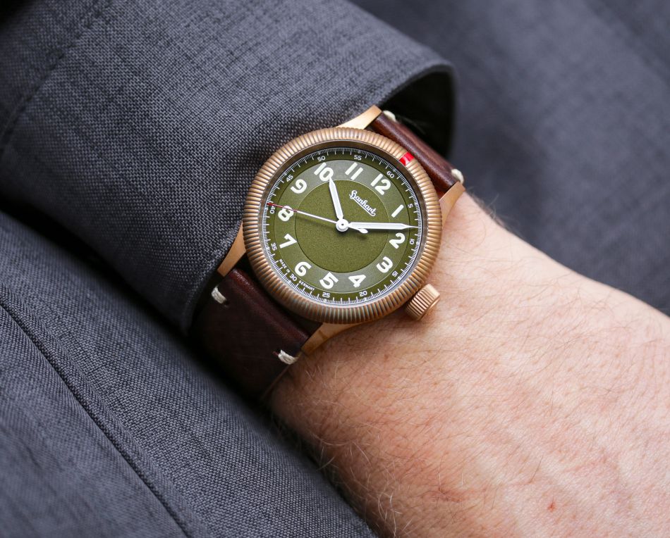 Hanhart Pioneer One Bronze : une "trois aiguilles" en série limitée à 150 exemplaires