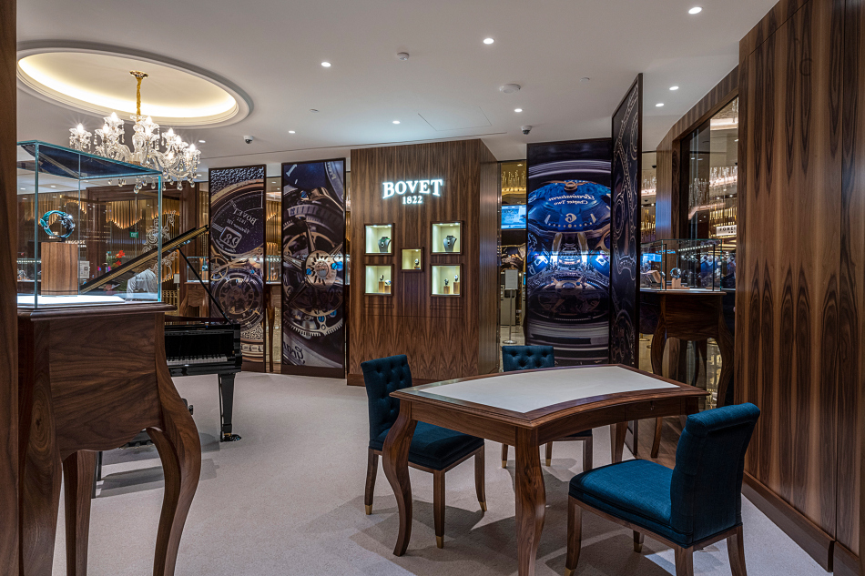 Bovet ouvre une boutique exclusive au sein de Marina Bay Sands à Singapour