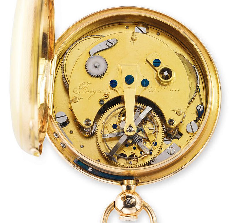 Breguet 1188, garde-temps Tourbillon vendu en 1808 au Prince Antonio de Bourbon d’Espagne Breguet 1188, garde-temps Tourbillon vendu en 1808 au Prince Antonio de Bourbon d’Espagne