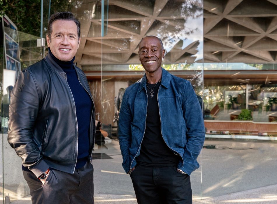 François-Henry Bennahmias et Don Cheadle François-Henry Bennahmias et Don Cheadle