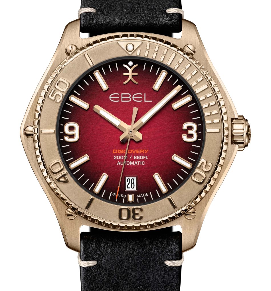 Ebel Discovery Bronze : cadran rouge ou vert Ebel Discovery Bronze : cadran rouge ou vert
