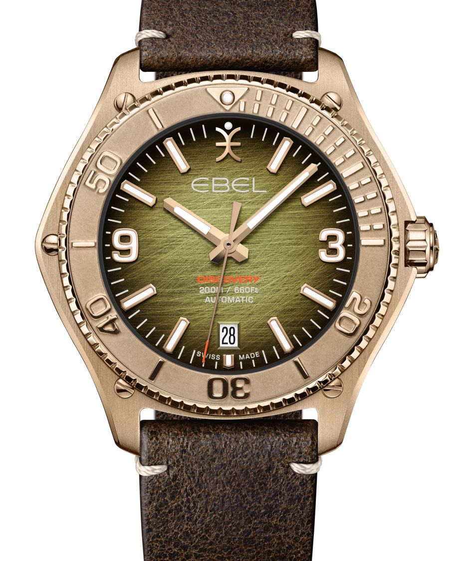 Ebel Discovery Bronze : cadran rouge ou vert Ebel Discovery Bronze : cadran rouge ou vert