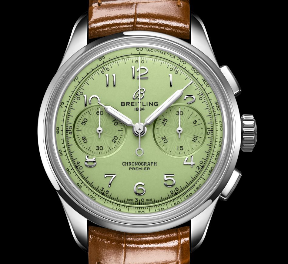 Breitling Héritage : le chrono "pistachio"