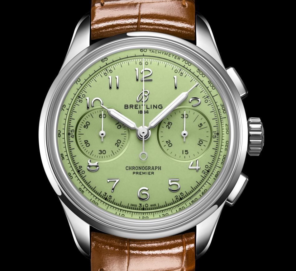 Breitling Héritage : le chrono "pistachio" Breitling Héritage : le chrono "pistachio"