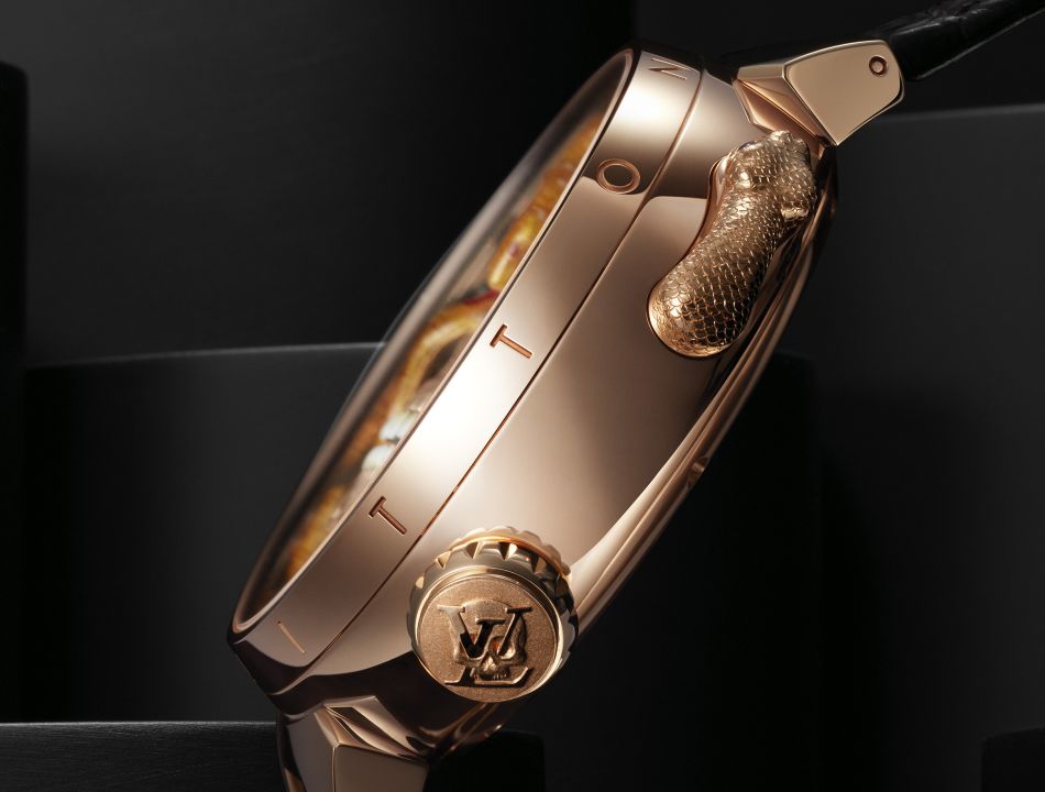 Louis Vuitton Tambour Carpe Diem : tête de mort pour ode à la vie Louis Vuitton Tambour Carpe Diem : tête de mort pour ode à la vie