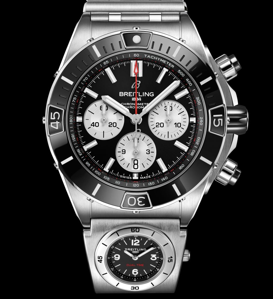 Breitling Super Chronomat : retour du module UTC sur le bracelet !