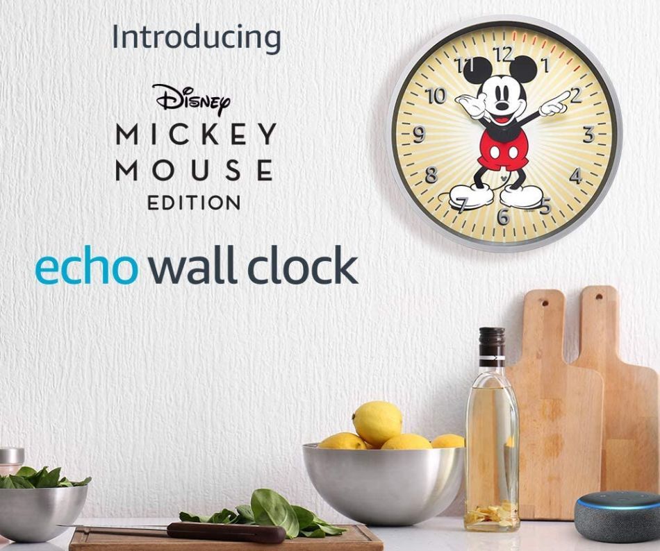 Alexa Gadgets : une horloge murale (intelligente) avec Mickey Mouse