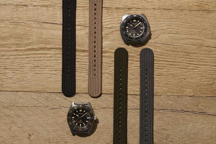 Seiko : deux bracelets Seichu tissés conçus pour la mer et ses Prospex Seiko : deux bracelets Seichu tissés conçus pour la mer et ses Prospex