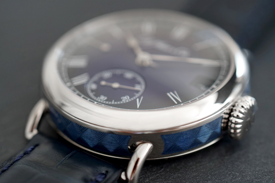 Moser Heritage Perpetual Calendar Midnight Blue Enamel