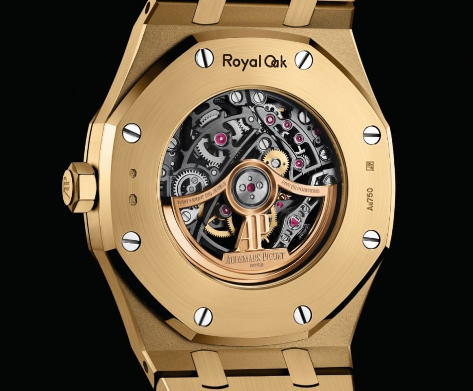 Audemars Piguet Royal Oak double balancier squelette rainbow et frosted