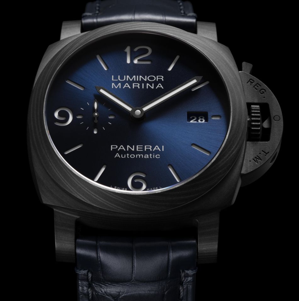 Panerai Luminor Carbotech Blu Notte : une 1664 au poignet Panerai Luminor Carbotech Blu Notte : une 1664 au poignet