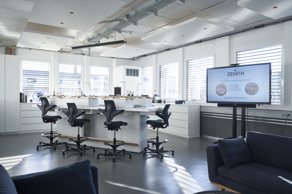Zenith : une boutique au sein même de sa manufacture