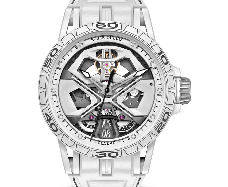 Roger Dubuis Excalibur Spider Huracan : blancheur froide Roger Dubuis Excalibur Spider Huracan : blancheur froide